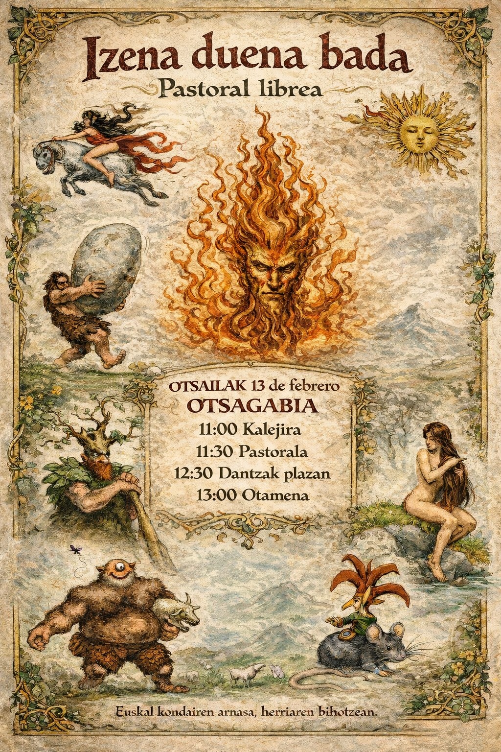 IZENA DUENA BADA - Zaraitzuko 2026-ko pastoral librea